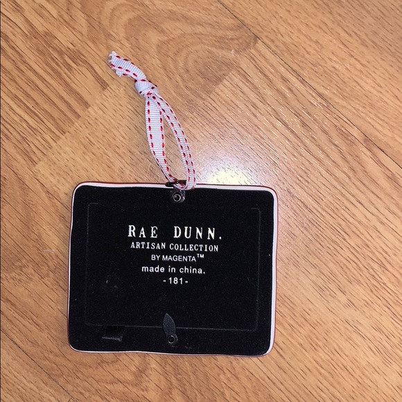 NIB Rae Dunn "Merry & Bright" Photo Frame Ornament - Picture 6 of 7